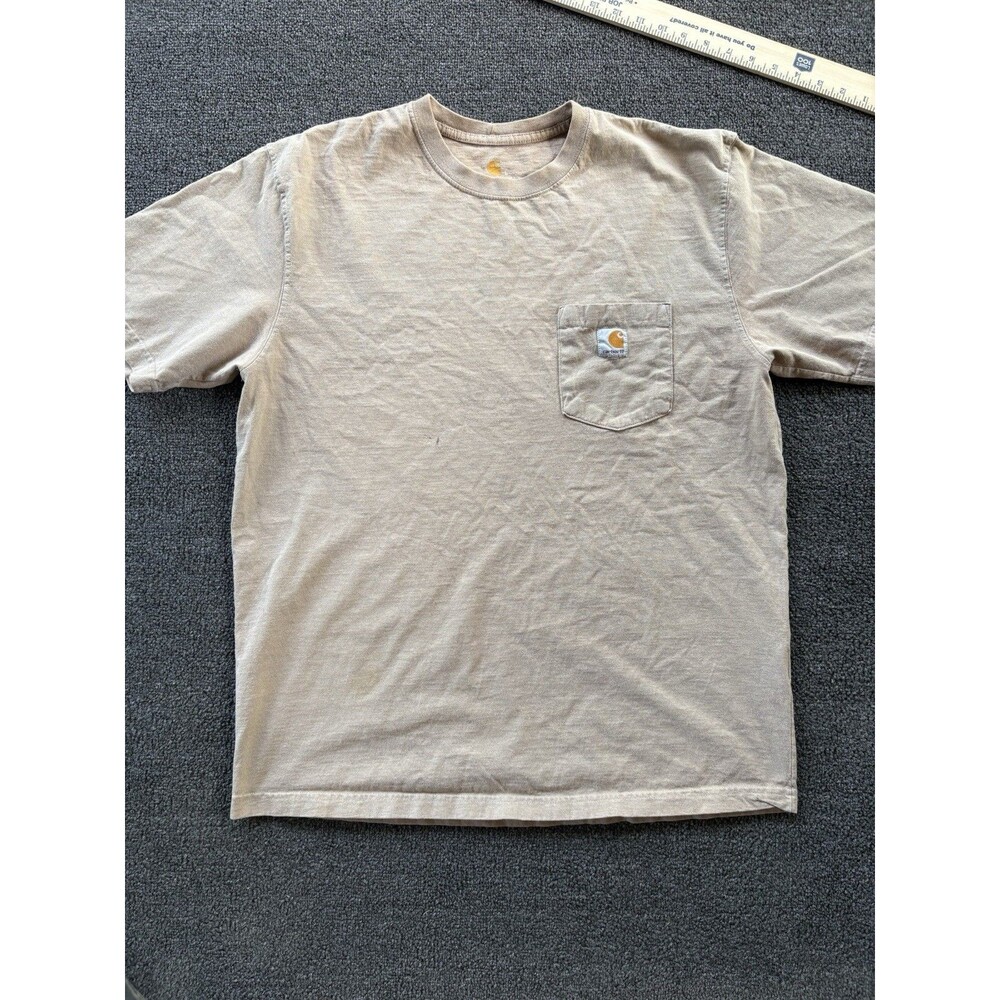 Carhartt Men's K87 large Short Sleeve T-Shirt -‎ Desert